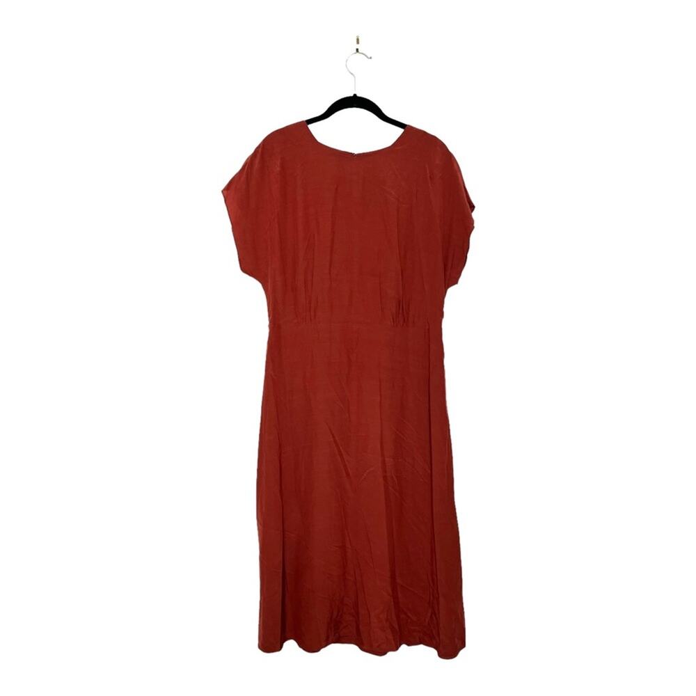 & Other Stories Red Midi Dress